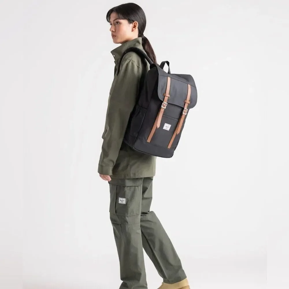 Hershel Supply Co. Retreat Backpack Black NWT Laptop Travel School Unisex Bag